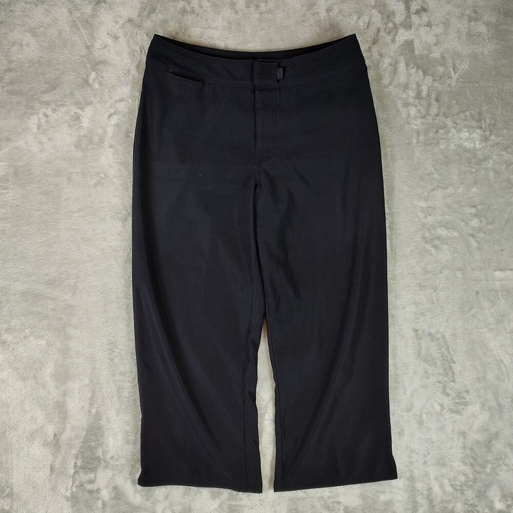Pataloha patagonia black lightweight casual boho capri pants womens Small